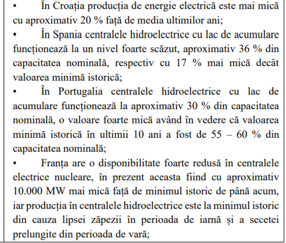 DOCUMENT Guvernul amână închiderea a două termocentrale pe cărbune inclusiv pentru a ajuta Ucraina, după ce a înăsprit discret legislația decarbonării forțat de Bruxelles