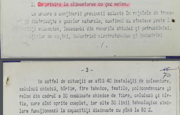 DOCUMENTE DECLASIFICATE Securitatea: Terminalele video de la Guvern au fost manipulate în decembrie 1989 pentru a se ascunde gravitatea stării sistemului energetic