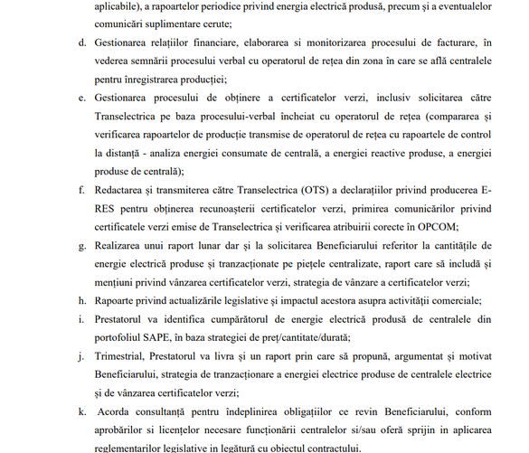 DOCUMENT Statul a cumpărat de la privați 2 parcuri eoliene și 1 fotovoltaic. Acum caută tot privați să-l ajute să vândă energia produsă