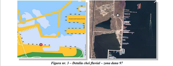 Amplasamentul proiectului. Sursă: documentația de atribuire