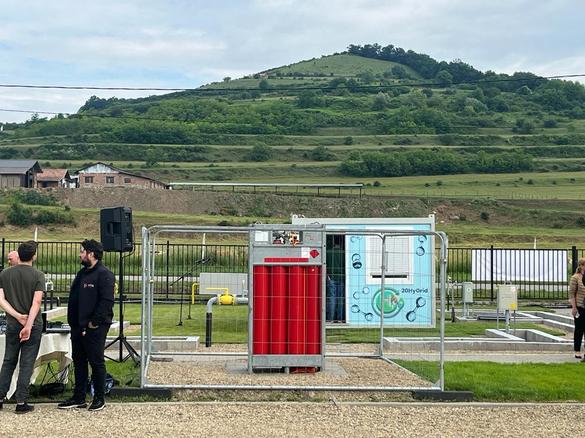 FOTO E.ON a început teste-premieră în România: aragaz cu amestec de gaz și hidrogen