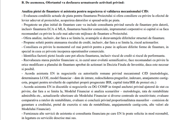 DOCUMENT Reactoarele 3 și 4 de la Cernavodă: Se caută consultant 