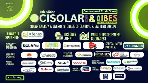 CISOLAR 2023: Gala energiei regenerabile, 30-31 octombrie 2023, la World Trade Center București
