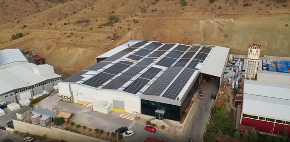 Una dintre facilitățile de producție din Turcia ale Alfa Solar Enerji. Sursă foto: compania