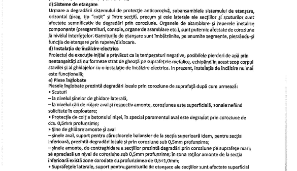 DOCUMENT Hidroelectrica repară barajul deversor de la Porțile de Fier I