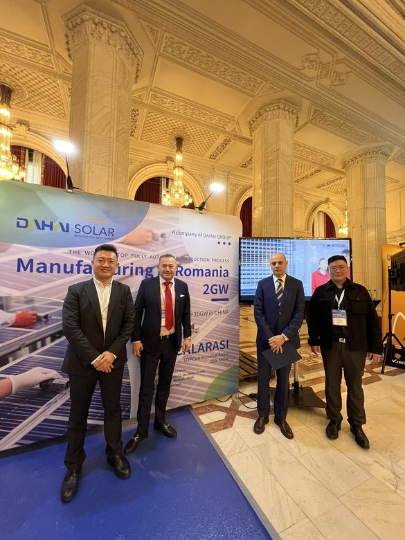 VIDEO&FOTO Compania chineză Dahai Solar construiește o fabrică de ultimă generație în Călărași