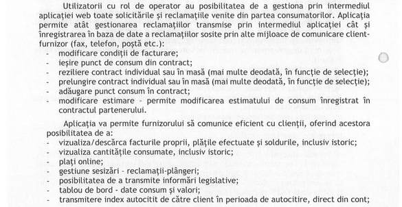 DOCUMENTE Romgaz - gaze și energie și pentru populație: Prelungește evaluarea ofertelor pentru platforma IT
