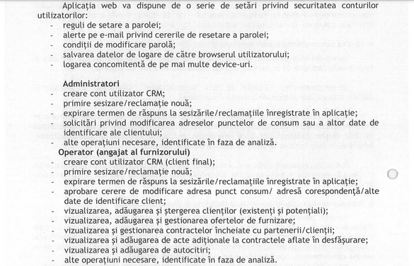 DOCUMENTE Romgaz - gaze și energie și pentru populație: Prelungește evaluarea ofertelor pentru platforma IT
