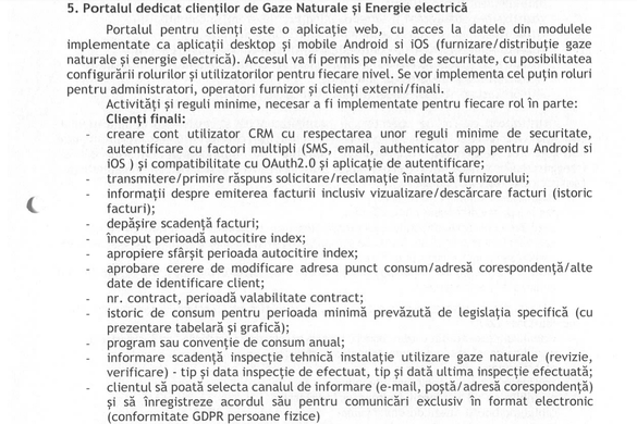 DOCUMENTE Romgaz - gaze și energie și pentru populație: Prelungește evaluarea ofertelor pentru platforma IT