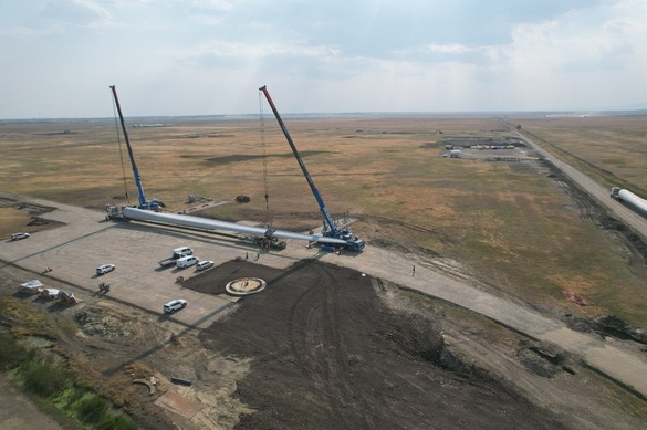 FOTO Finanțare de sute de milioane de euro pentru faza 2 a unuia dintre cele mai mari parcuri eoliene din România și Europa, aflat în construcție