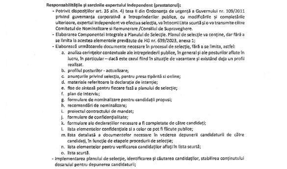 DOCUMENT Cursă contracronometru pentru banii din PNRR: Hidroelectrica cumpără direct servicii de recrutare a 2 directori noi. Cu ce head-hunteri discută