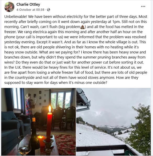FOTO&VIDEO Electrica SA îl invită pe Charlie Ottley să îi cunoască echipele de intervenție la avarii, după declarații dure ale ministrului Energiei