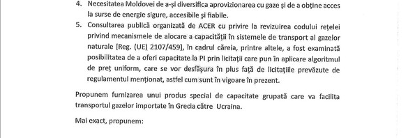 DOCUMENTE DECIZIE Transgaz reduce cu 50% tarifele reglementate de care depind importurile de gaze pentru iarnă ale Ucrainei prin România și Republica Moldova
