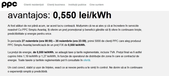 PPC vine cu o ofertă de preț în România. Schimbare importantă și la index, facturile pot întârzia! FOTO