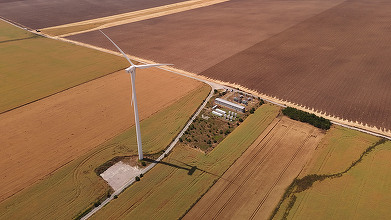 FOTO Investiție în România. PPC extinde capacitățile parcului eolian Sălbatica 1