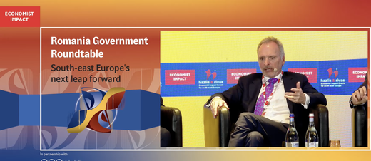 VIDEO Atac al Bruxelles-ului împotriva României prin politica europeană de captare a carbonului, semnalează Marc Beacom, CEO BSOG, la Conferința The Economist, cu Profit.ro partener