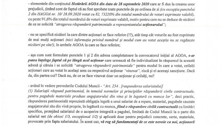 DOCUMENTE Transelectrica i-a dat în judecată pe secretarii generali ai Guvernului din fostele Cabinete Orban și Cîțu. Le impută în total posibile prejudicii de peste 1 milion de euro