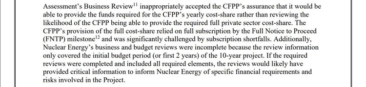 DOCUMENT SMR-uri nucleare SUA la Doicești, proiectul similar eșuat al NuScale din America: Washingtonul constată post-factum că i-a dat ajutor de stat fără să-i pese de costuri, rentabilitate și dacă există destui cumpărători ai energiei