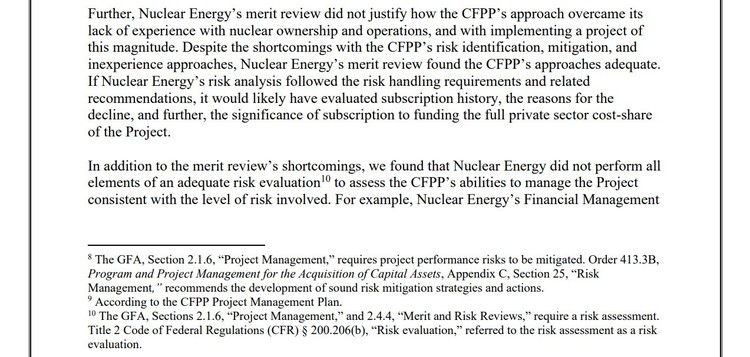 DOCUMENT SMR-uri nucleare SUA la Doicești, proiectul similar eșuat al NuScale din America: Washingtonul constată post-factum că i-a dat ajutor de stat fără să-i pese de costuri, rentabilitate și dacă există destui cumpărători ai energiei