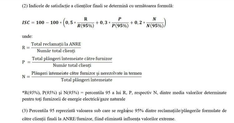 DOCUMENT Cum îi vor colora public clienții pe furnizorii de energie și gaze în funcție de cât de mulțumiți sau nemulțumiți sunt de ei