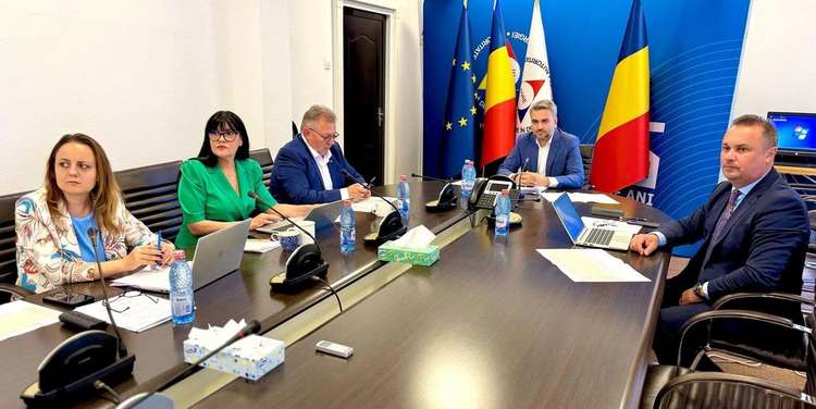 Instantaneu de la ședința Comitetului de Reglementare. Sursă foto: ANRE Instantaneu de la ședința Comitetului de Reglementare. Sursă foto: ANRE