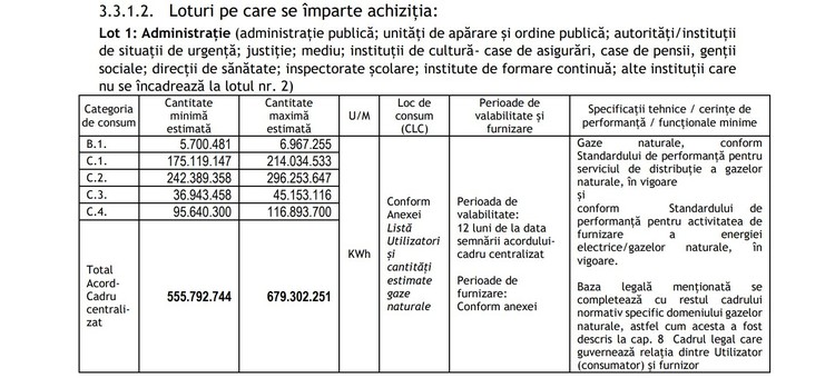 DOCUMENT Statul NU a reușit să cumpere ″la grămadă″ gaze naturale pentru instituțiile publice din România, la preț egal cu fostul plafon. Ce furnizori au ofertat
