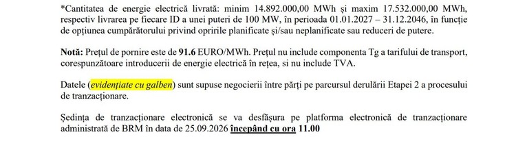 DOCUMENTE Cu reactorul 1 oprit și cu spectrul stopării și a celui de-al doilea, Nuclearelectrica a lansat licitație de vânzare de energie în avans pe 20 de ani. La ce preț minim
