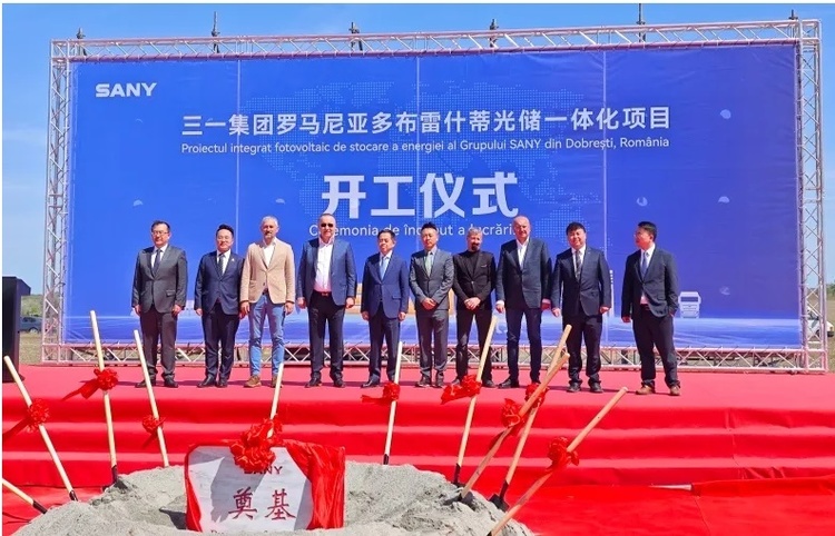 FOTO Investiție gigant în România. Conglomeratul chinez SANY, care a promis un miliard de euro pentru cel mai mare proiect energetic hibrid din Europa, și-a ales constructorul pentru lucrări în Dobrești CONFIRMARE