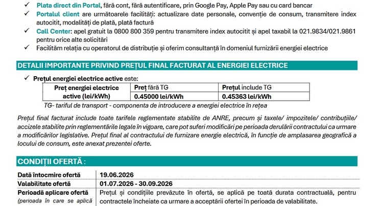 FOTO În plină criză, Hidroelectrica ține oferta cu preț mic
