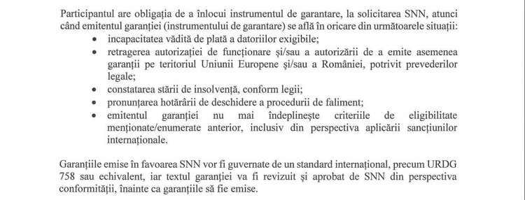 DOCUMENTE Licitații majore de vânzare de energie pe 20 de ani anulate: Nuclearelectrica a vrut cumpărători cu rating investment grade și garanție inițială pe cel puțin 10 ani