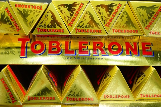 Mondelez reduce greutatea ciocolatelor Toblerone în Marea Britanie, din cauza Brexit