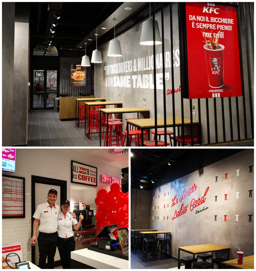 Grupul Sphera deschide un nou restaurant KFC în Italia