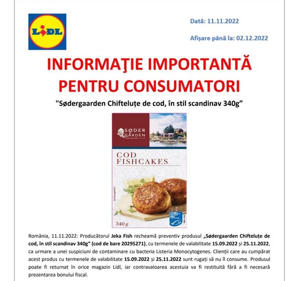 FOTO Lidl retrage de la vânzare un produs și dă banii înapoi