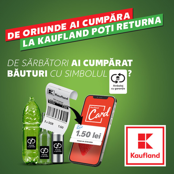 FOTO Kaufland introduce în România, pe termen limitat, anumite reduceri. Recompense pentru reciclare