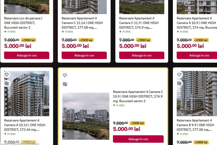 FOTO Altex dă vouchere pentru apartamente One United