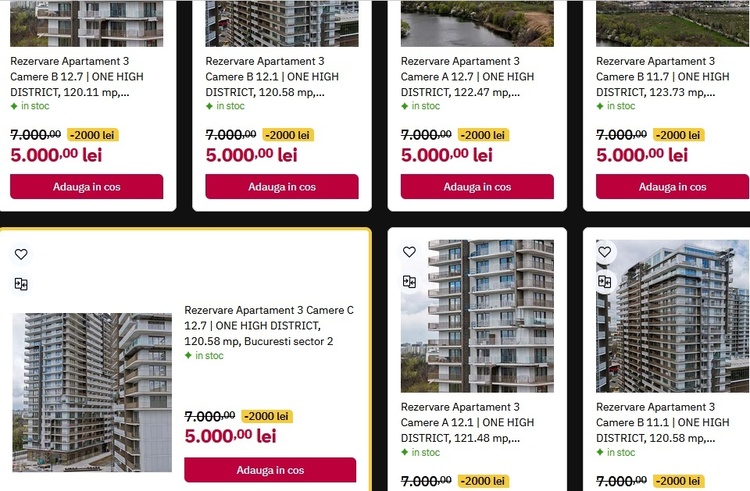 FOTO Altex dă vouchere pentru apartamente One United