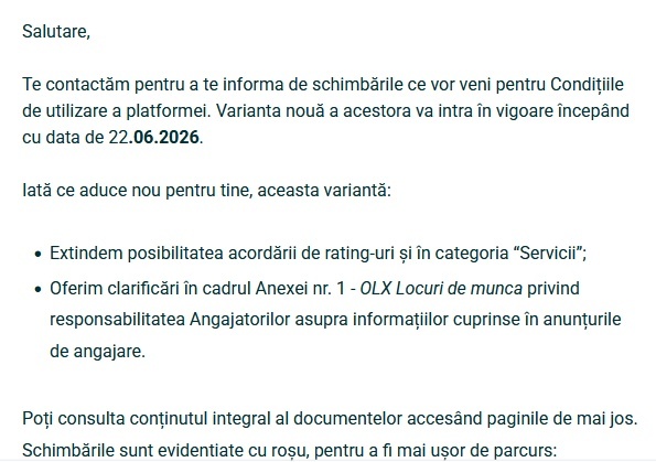 OLX adaugă noi servicii în România FOTO