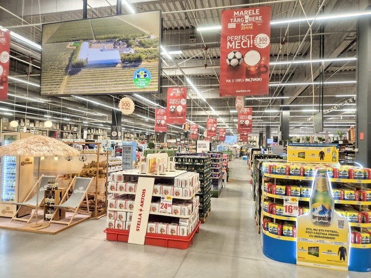 Auchan dă startul Târgului de Bere cu peste 300 de sortimente din 25 de țări, în așteptarea campionatului mondial de fotbal