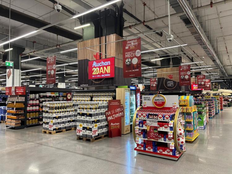 Auchan dă startul Târgului de Bere cu peste 300 de sortimente din 25 de țări, în așteptarea campionatului mondial de fotbal