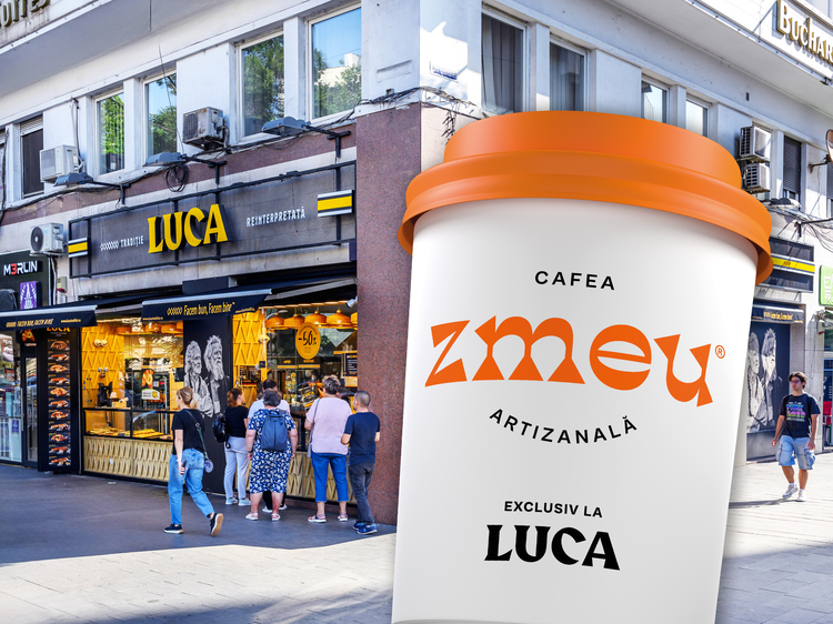 FOTO Luca ieftinește cafeaua, după ce a tăiat din preț la covrigi