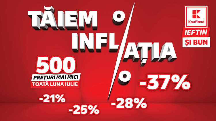 Kaufland anunță în România reduceri de până la 70% la peste 190 de articole