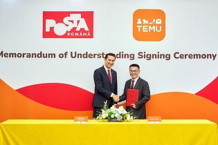 Poșta Română semnează cu Temu