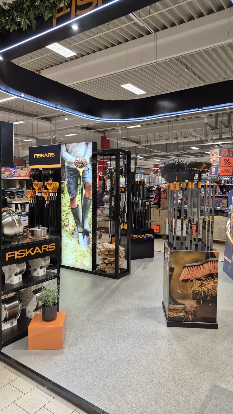 FOTO Kaufland deschide în România două spații shop-in-shop dedicate brandului Fiskars