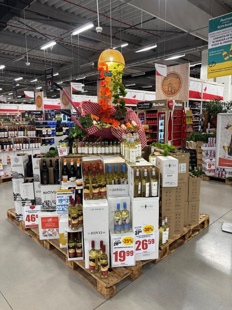 Târgul de Vinuri Auchan te așteaptă cu zeci de sortimente românești, dar și internaționale, până pe 29 septembrie