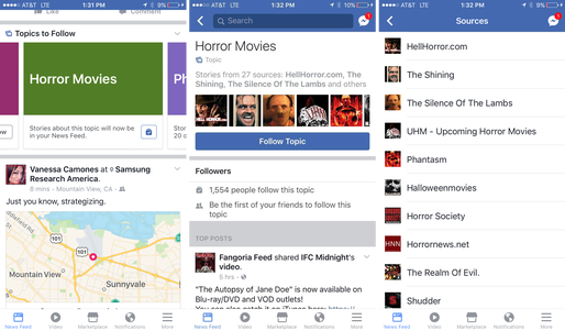 Facebook testează o facilitate prin care utilizatorii pot urmări anumite subiecte