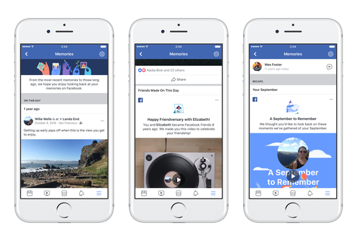 Facebook lansează Memories, o secțiune care grupează într-un singur loc conținutul aniversar