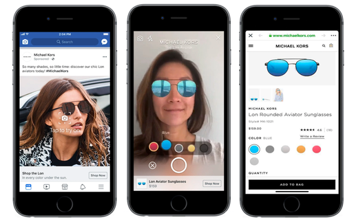 Facebook a început testarea reclamelor în realitate augmentată