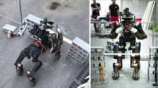 Robotul Centauro, dezvoltat în Italia, ar putea ajuta la degajarea zonelor lovite de dezastre