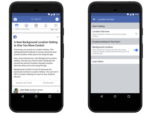 Facebook permite dezactivarea localizării pe Android
