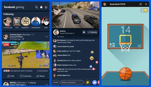 Facebook lansează o aplicație pentru streaming de jocuri